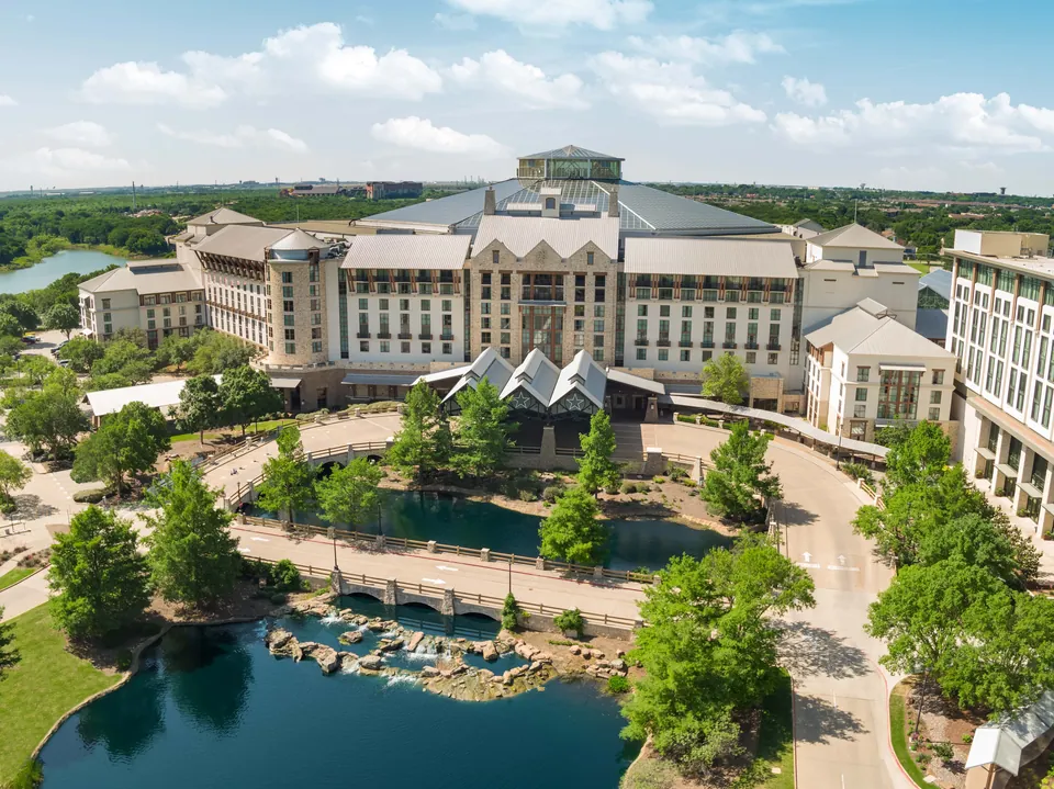 Aerial view of the Gaylord Texan